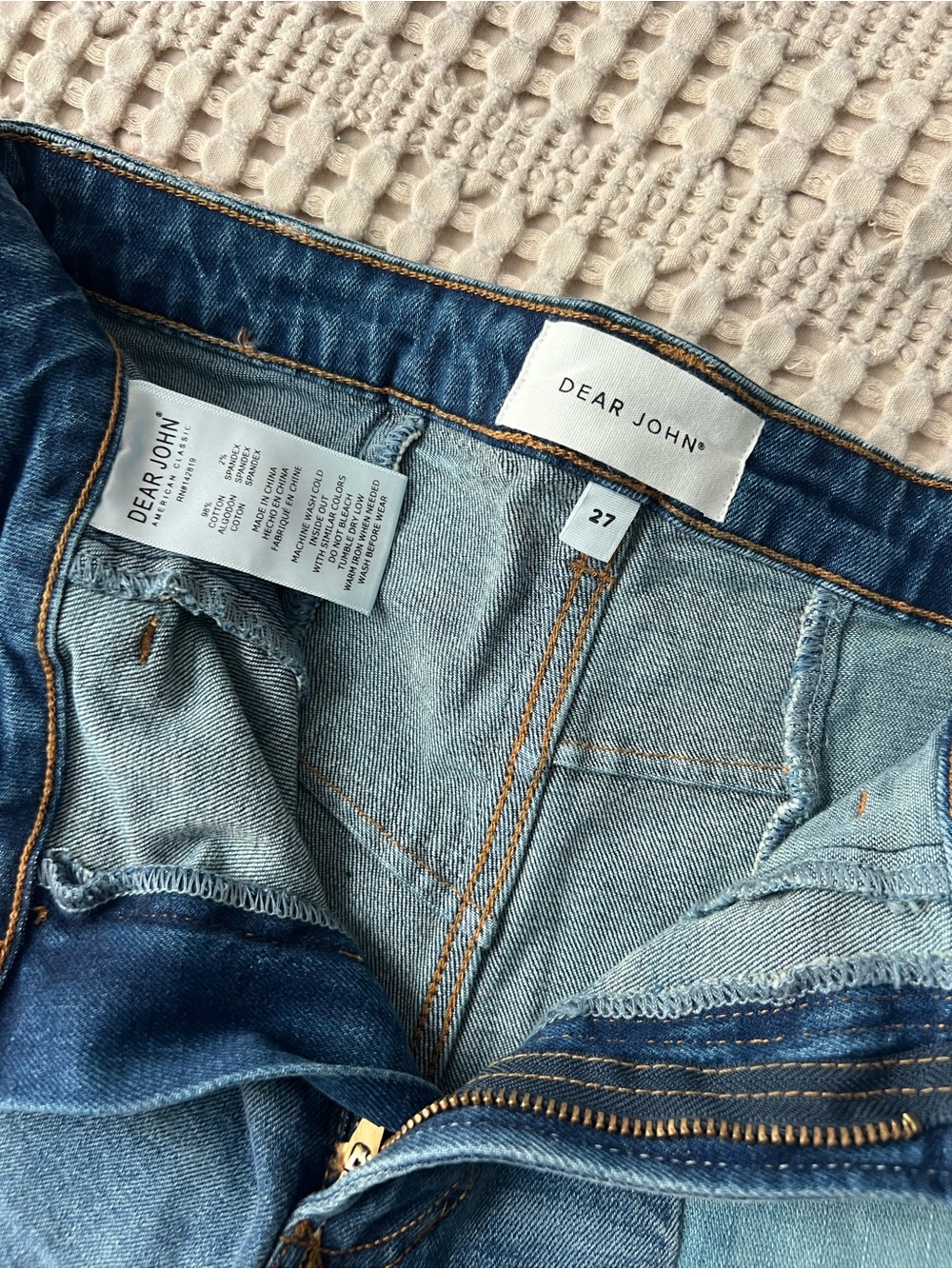 Dear John Patchwork Denim Shorts - Picture 3 of 3